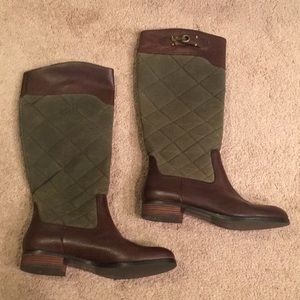Eddie Bauer quilted Riding Boots size 9.5 EUC